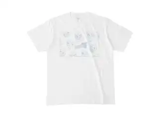 天宮こころ 夏グッズ2023/白Tシャツ みゃがいっぱいてぃー -M