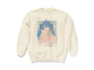 天宮こころ ゆめふわスウェット スウェット - L - オフホワイト（ピンク-ハーフツイン全面）の公式画像