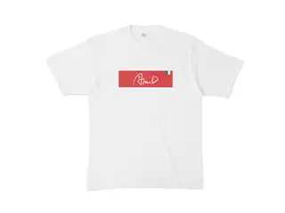 【ホワイト・XLサイズ】アルランディス 誕生日記念ボックスロゴTシャツの公式画像