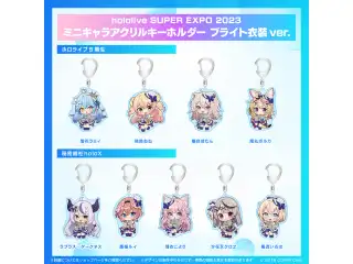 『hololive SUPER EXPO 2023』
ミニキャラアクリルキーホルダー ブライト衣装ver. 秘密結社holoX ミニキャラアクリルキーホルダー ブライト衣装ver. ラプラス・ダークネス