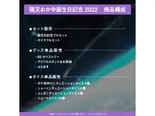 猫又おかゆ 誕生日記念2022 ふしぎシチュエーションボイス4種