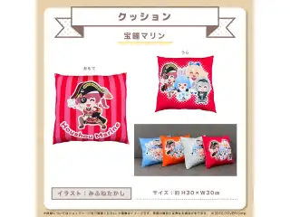 ホロライブ3期生×いらすとや クッション 宝鐘マリンの公式画像