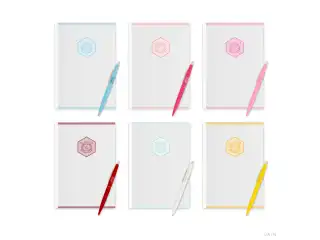 【にじさんじ ステーショナリー】糸とじノート＆ペンセット 葉加瀬冬雪