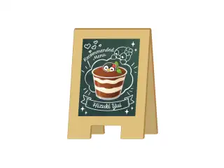 【2026バレンタイン】看板風スタンドクリップ 緋月ゆい