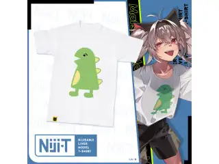 にじさんじライバーモデルTシャツ【第5弾】 魔使マオ モデル Mの公式画像