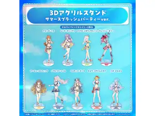 3Dアクリルスタンド サマースプラッシュパーティーver. ホロライブインドネシア カエラ・コヴァルスキア サマースプラッシュパーティーver.