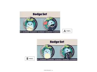 【まめねこアパレル】缶バッジセット Ｂver.