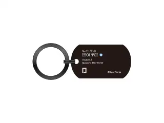 【絲依とい】 3周年記念グッズ ドックタグ風キーホルダー