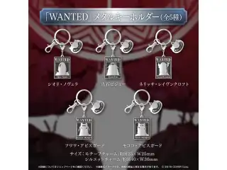 ホロライブEnglish -Advent- 活動半年記念 「WANTED」メタルキーホルダー フワワ・アビスガードの公式画像