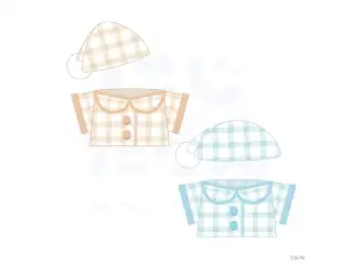 【にじたうんかすたむ おうちすたいる】ぱじゃまセット べーじゅの公式画像