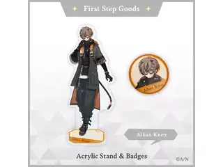 【First Step Goods】アルバーン・ノックス 缶バッジの公式画像