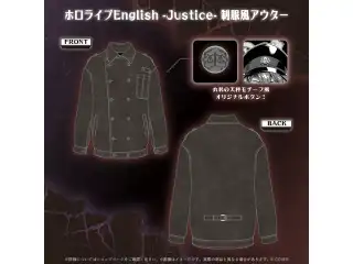 ホロライブEnglish Advent VS Justice モーションコミック完結記念 ホロライブEnglish -Justice- 制服風アウターの公式画像