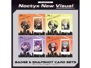 【Noctyx New Visual】缶バッジ＆チェキ風カードセット サニー・ブリスコー