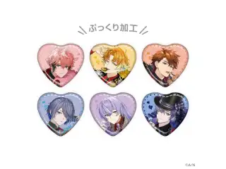 【Melty Valentine】ランダムハート型缶バッジ