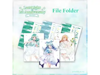 【LazuLight 1st Anniversary】クリアファイル3枚セットの公式画像