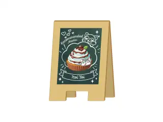 【2026バレンタイン】看板風スタンドクリップ 絲依とい