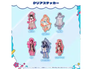 ホロナツパラダイス グッズ vol.2 クリアステッカー ホロライブEnglish クリアステッカー 一伊那尓栖の公式画像