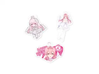 あおぎり高校 我部りえる 1st イベント 「ラブ♡リエル」グッズ ステッカーセット type.Bの公式画像