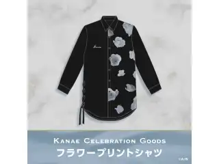 【Kanae Celebration Goods】フラワープリントシャツ