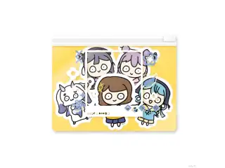 【いずれ菖蒲か杜若 Half Anniversary】クリアポーチ&ステッカーセット 司賀りこの公式画像