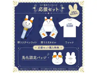 1st兎田ぺこらいぶ「うさぎ the MEGAMI!!」ライブグッズ 応援セットの公式画像