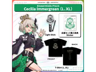 【在庫販売】hololive English 3rd Concert -All for One- ライブグッズ Cecilia Immergreen Essentials Pack Cecilia Immergreen XLの公式画像