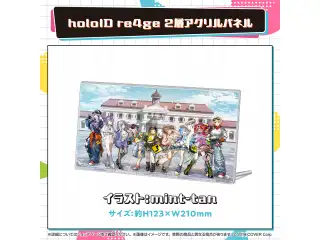 ホロライブインドネシア 活動4周年記念「re4ge」 holoID re4ge 2層アクリルパネルの公式画像