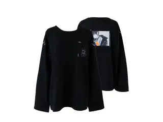 【或世イヌ】 2024誕生日　Tシャツ＆ネックレス サインメッセージカードセット 黒の公式画像