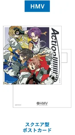 VOLTACTION 1st Mini Album『Action!!!!!!!!!!!!』HMV特典 スクエア型ポストカードの共通画像