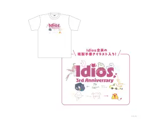 【Idios 3rd Anniversary】手描きTシャツ