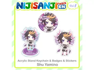 【NIJISANJI EN Petit vol.1】闇ノシュウ 【NIJISANJI EN Petit vol.1】缶バッジ 闇ノシュウ