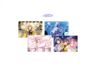 音ノ瀬らこ・ゆらぎゆら・虹深°ぬふ 3Dお披露目記念グッズ ランダムクリアポストカードの公式画像