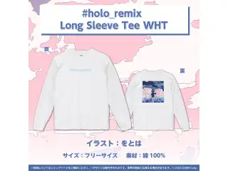 #holo_remix Official Goods #holo_remix Long Sleeve Tee WHTの公式画像