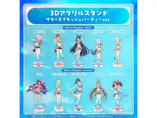 【再販売】3Dアクリルスタンド サマースプラッシュパーティーver. hololive English 【再販売】ワトソン・アメリア サマースプラッシュパーティーver.