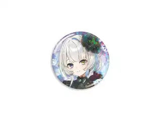 【2024クリスマスパーティー】ホログラム缶バッジ 幽乃うつろ