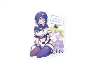 あおぎり高校 エトラ 誕生日記念グッズ2026 ステッカーの公式画像