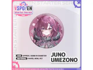 VSPO! EN Starter Series - 缶バッジ 梅園ジュノ