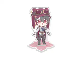 あおぎり高校 ぽぷらーと ミニアクリルスタンド 月赴ゐぶき