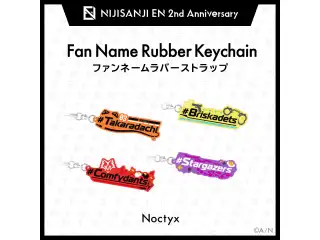 【NIJISANJI EN 2nd Anniversary】ファンネームラバーストラップ（Noctyx） サニー・ブリスコーの公式画像