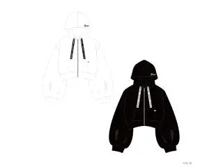【NIJISANJI Elegant Mode Type：Kanato&Hibari】パーカー black