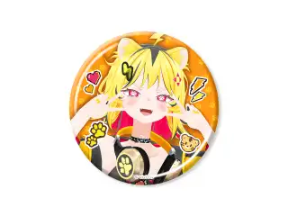 あおぎり高校 うる虎がーる デビュー記念グッズ 缶バッジ