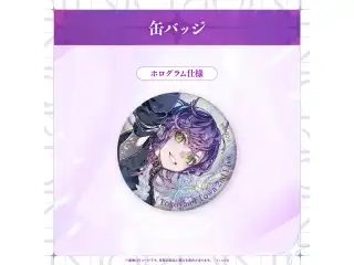 【2次受注】 Tokoyami Towa 2nd Live "SHINier"ライブグッズ 缶バッジ