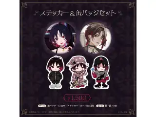 如月れん　誕生日記念2023 ステッカー＆缶バッジセットの公式画像