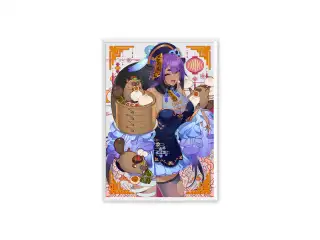 あおぎり高校 公式美術部 アクリル複製原画 八十科むじな