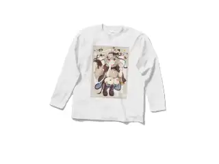 甘狼このみ50万人記念ロングTシャツ XL