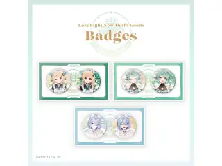 【LazuLight New Outfit Goods】 缶バッジセット 【LazuLight New Outfit Goods】 缶バッジセット フィナーナ 竜宮の公式画像