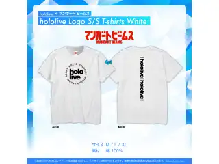 hololive x マンガートビームス hololive Logo S/S T-shirts   L (White)の公式画像