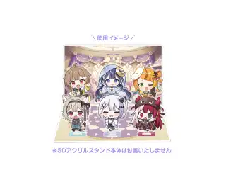 ミリプロ 2周年記念 ジオラマアクリルスタンド