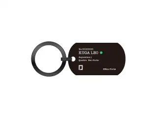 【久我レオ】 3周年記念グッズ ドックタグ風キーホルダーの公式画像