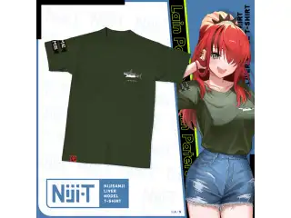 にじさんじライバーモデルTシャツ【第9弾】 レイン・パターソン モデル Lの公式画像